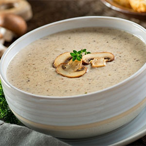 شوربة كريمة بالفطر